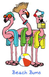 Flamingo-beach-bums-origianl-2-gray outline-2